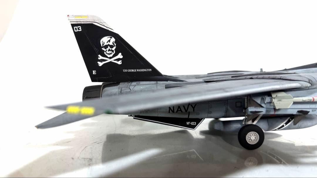 タミヤ1/48 F-14D TOMCAT ジョリーロジャース仕様VF-103