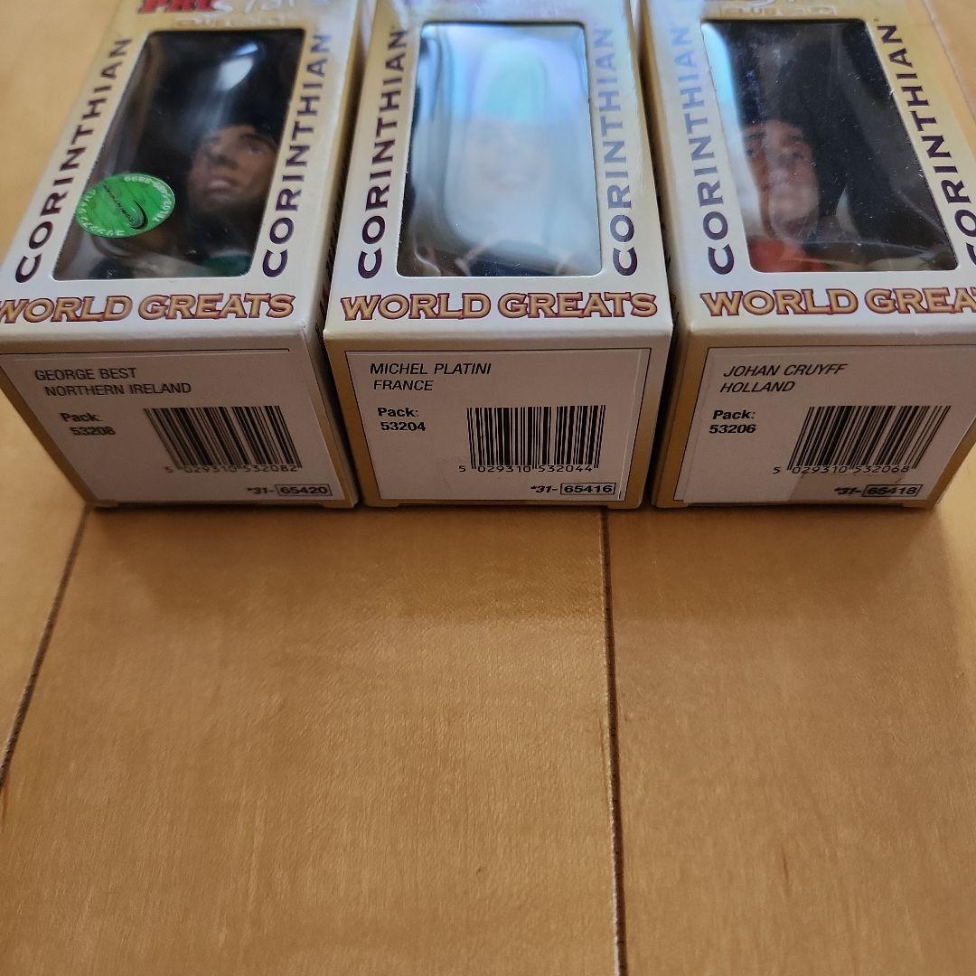 コリンシアン レジェンド 3体セット　クライフ　プラティニ　ベスト