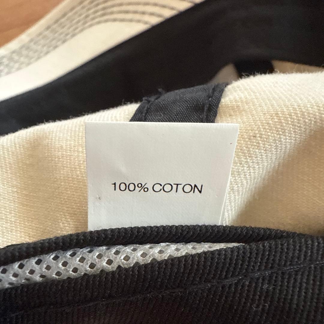 SUPREME BigStitah 6-Panel キャップ白