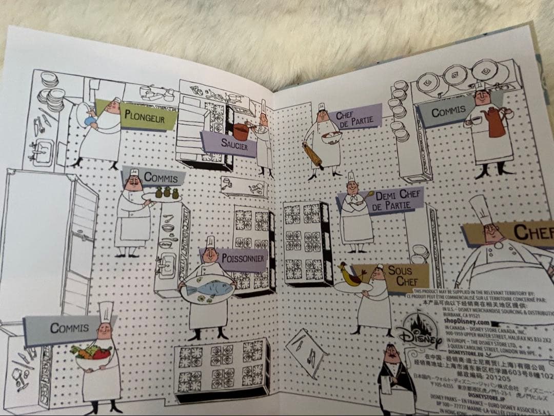 ディズニーランドパリ限定　レミーのおいしいレストラン レシピ本 ノートブック②