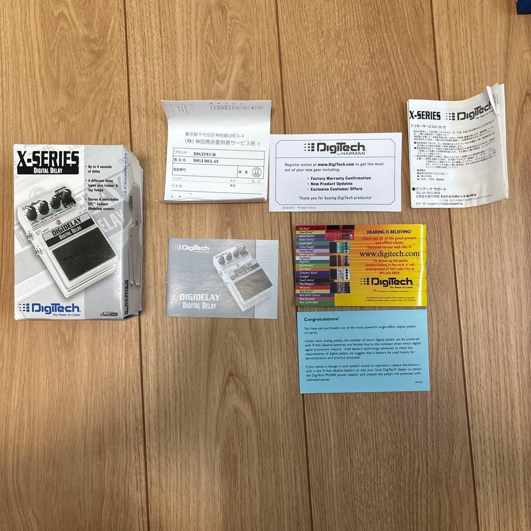 DigiTech DIGIDELAY Digital Delay（付属品完備）