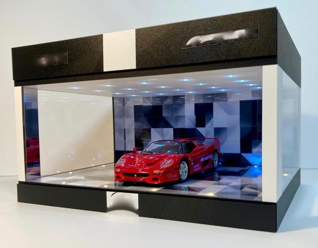 シゲオーダー品・USB電源　黒基調・ディスプレーBOX / ネオジオラマ