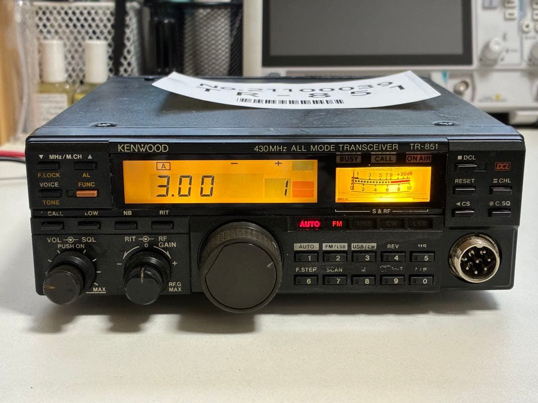 KENWOOD TR851 10Wモデル　電界コンデンサ交換品