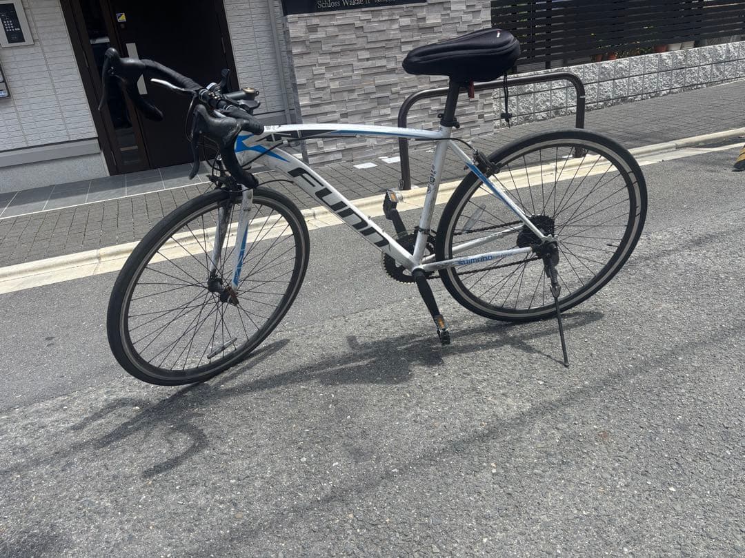 Funnロードバイク Shimano 700C ホワイト/ブルー