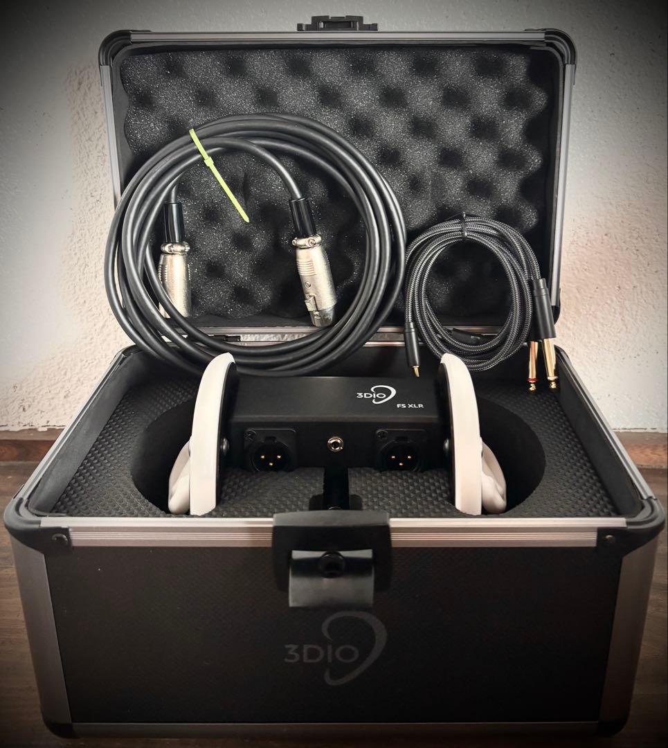 【美品】3Dio FS XLR バイノーラルマイク／付属品完備・ケース付き