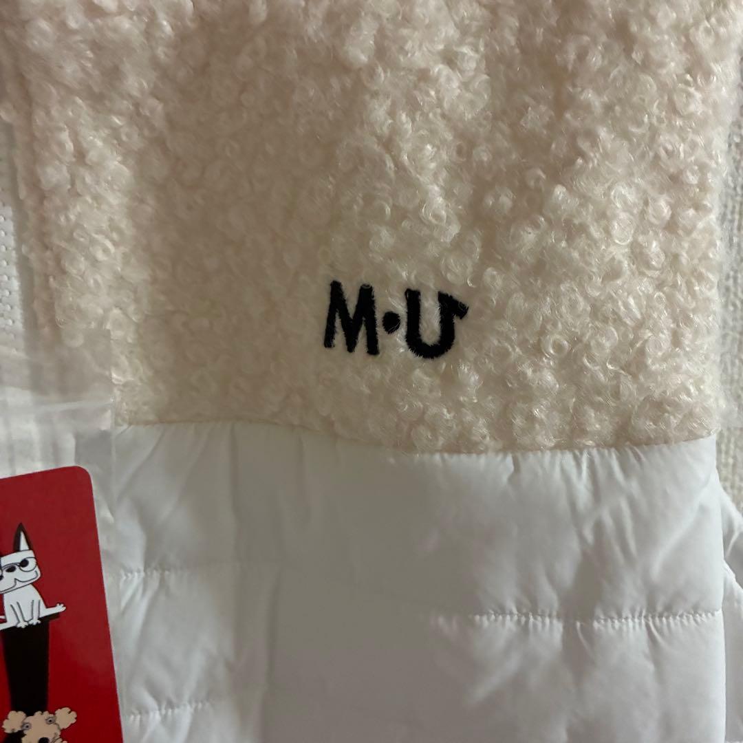 m.u sports ミエコウエサコ中綿ワンピース　ロングベストジレ40 ゴルフ