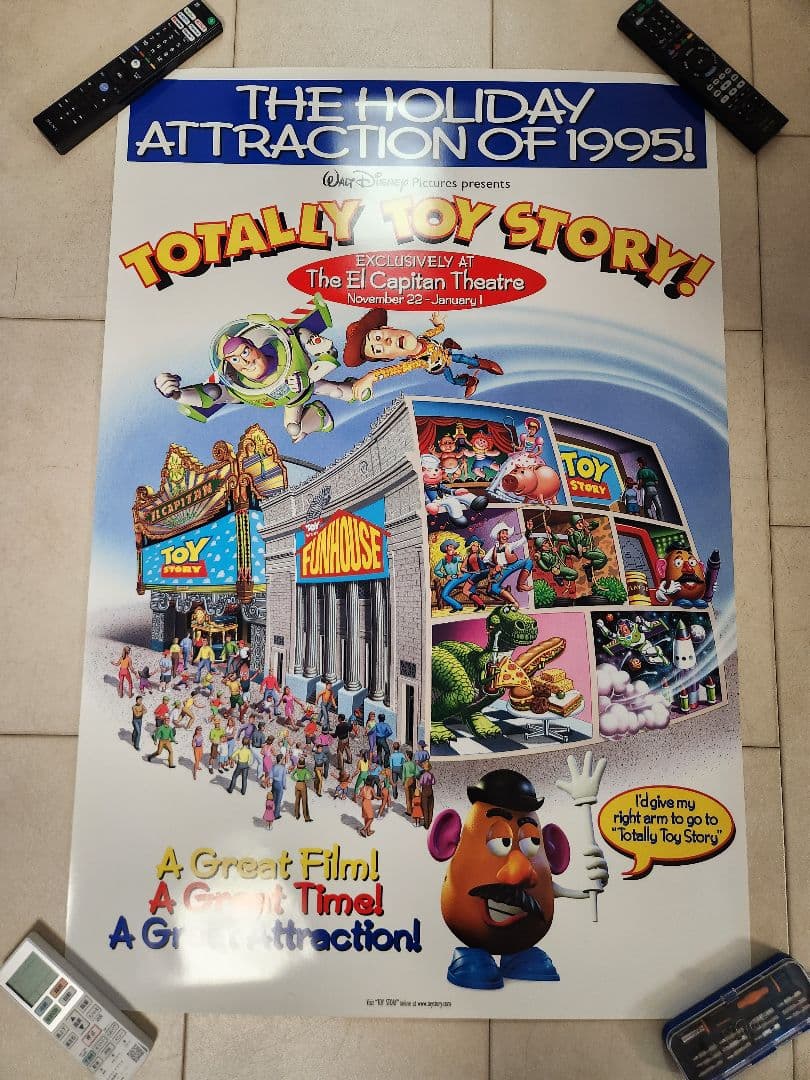 トイストーリー アメリカ版 映画ポスター エル・キャピタンシアター