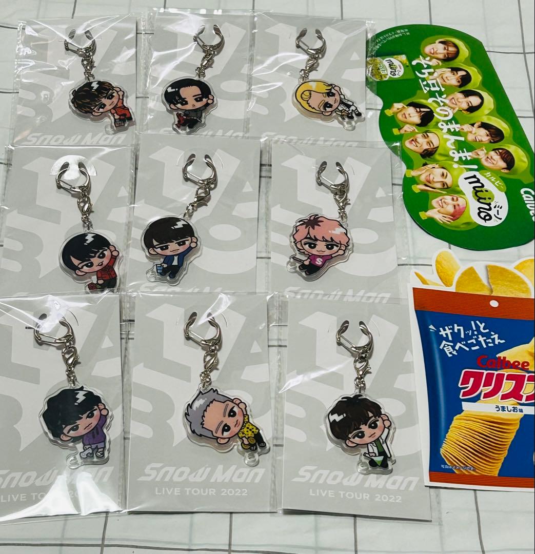 キーホルダー　スノちる　9個セット　フライヤー　Man