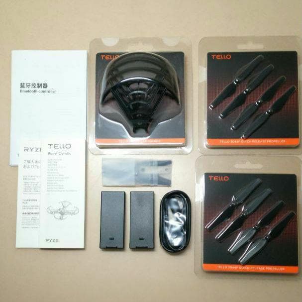 ドローン DJI Tello 送信機セット & 専用ケース・付属品付き