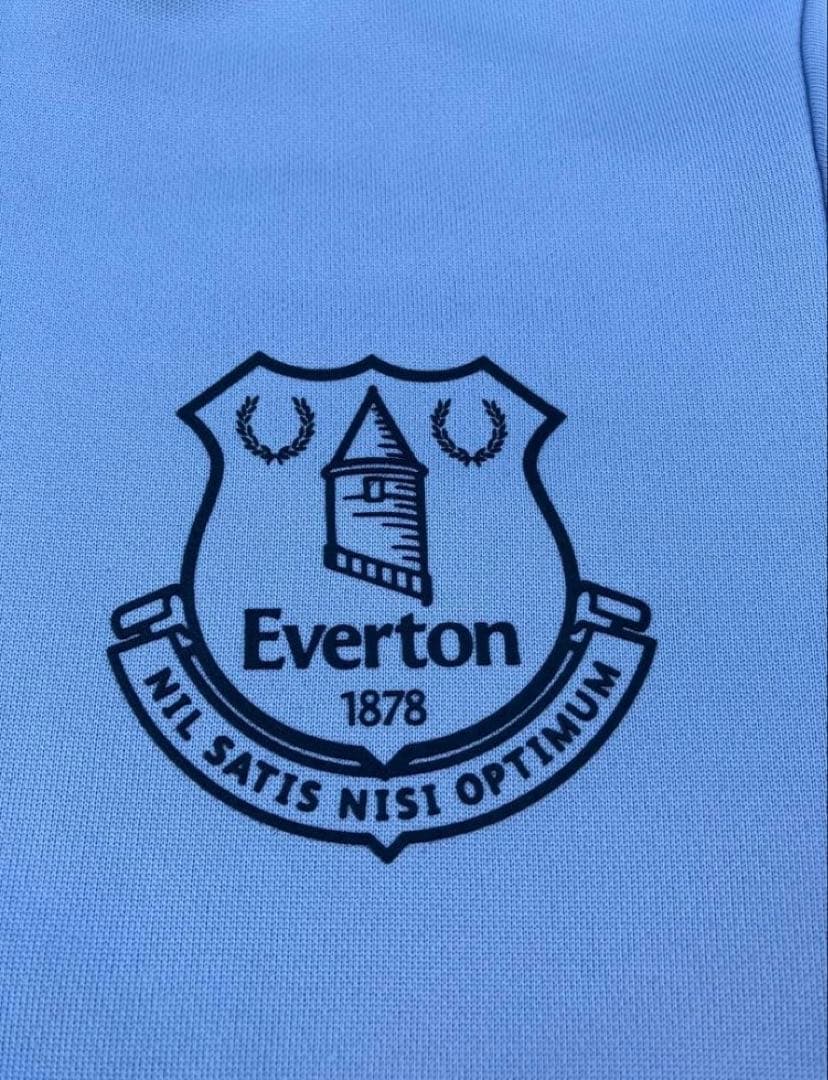 【希少デザイン】アンブロxエバートンFC スウェットシャツ　デカロゴ　 M