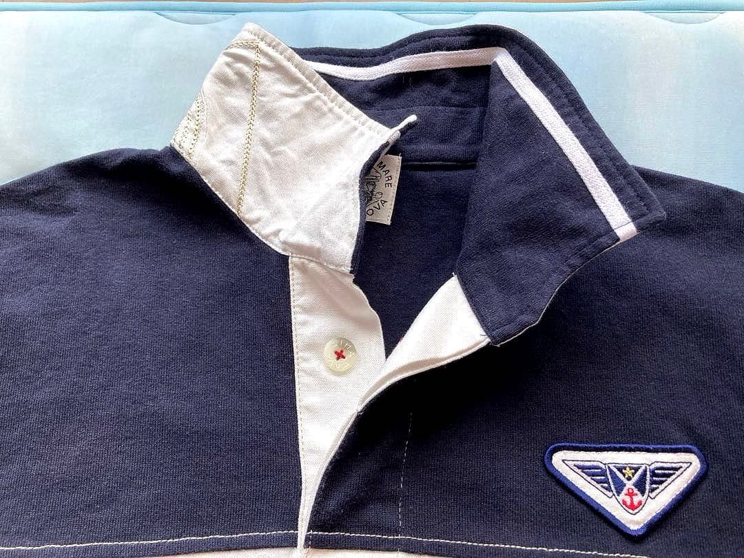 シナコバ⚓️ラガーシャツ ★半袖メンズ　Ｌサイズ