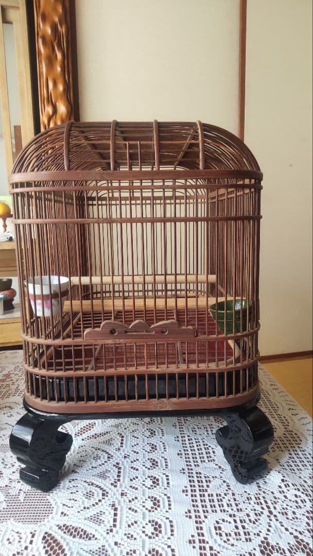 メジロ、うぐいす丸籠　鹿児島殿様籠