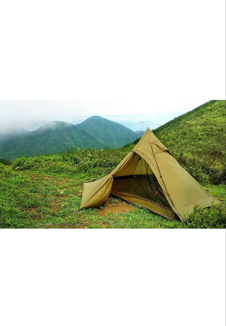 OneTigris TIPINOVA 本格ダブルテント 軽量 (ブラウン)