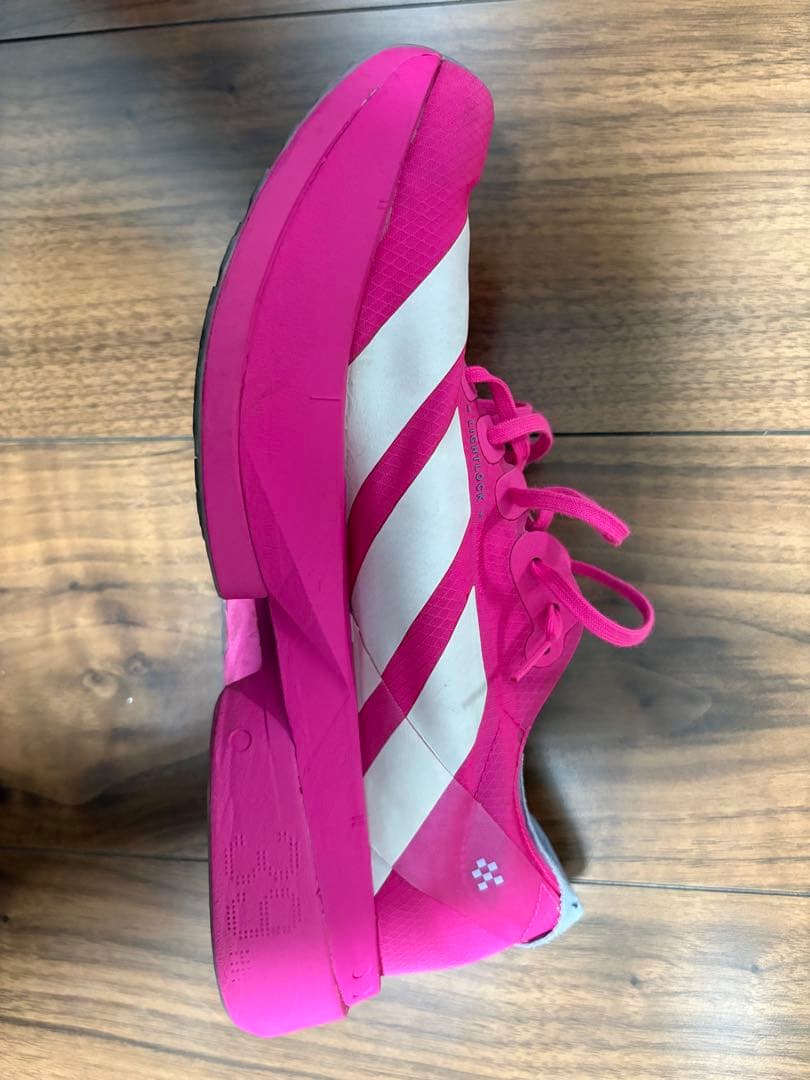 adidas アディゼロ　アディオスプロ4 ランニングシューズ ピンク