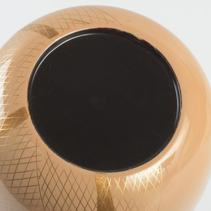 茶道具　越前蒔絵師　宮田宗景作　金蒔絵　棗　共箱　V　9838