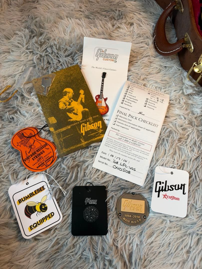 Gibson Custom 1968 Les Paul VOS 2014年製