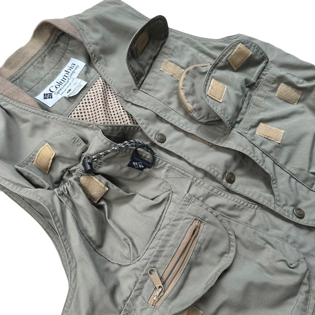 90s コロンビア columbia フィッシング ベスト Lサイズ