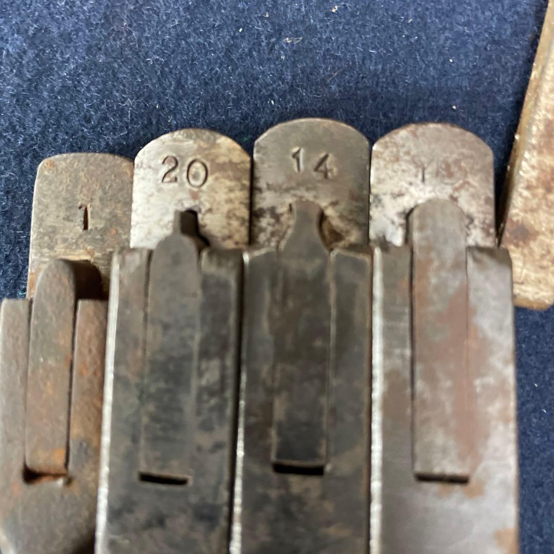 国鉄 切符切り 7本￼