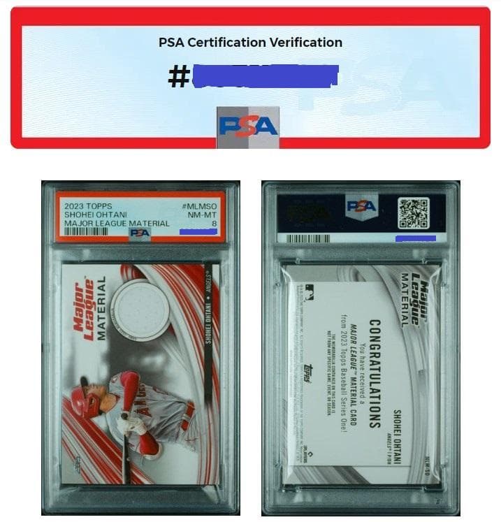 大谷翔平 2023 TOPPS MLB MATERIAL RELICS  カード