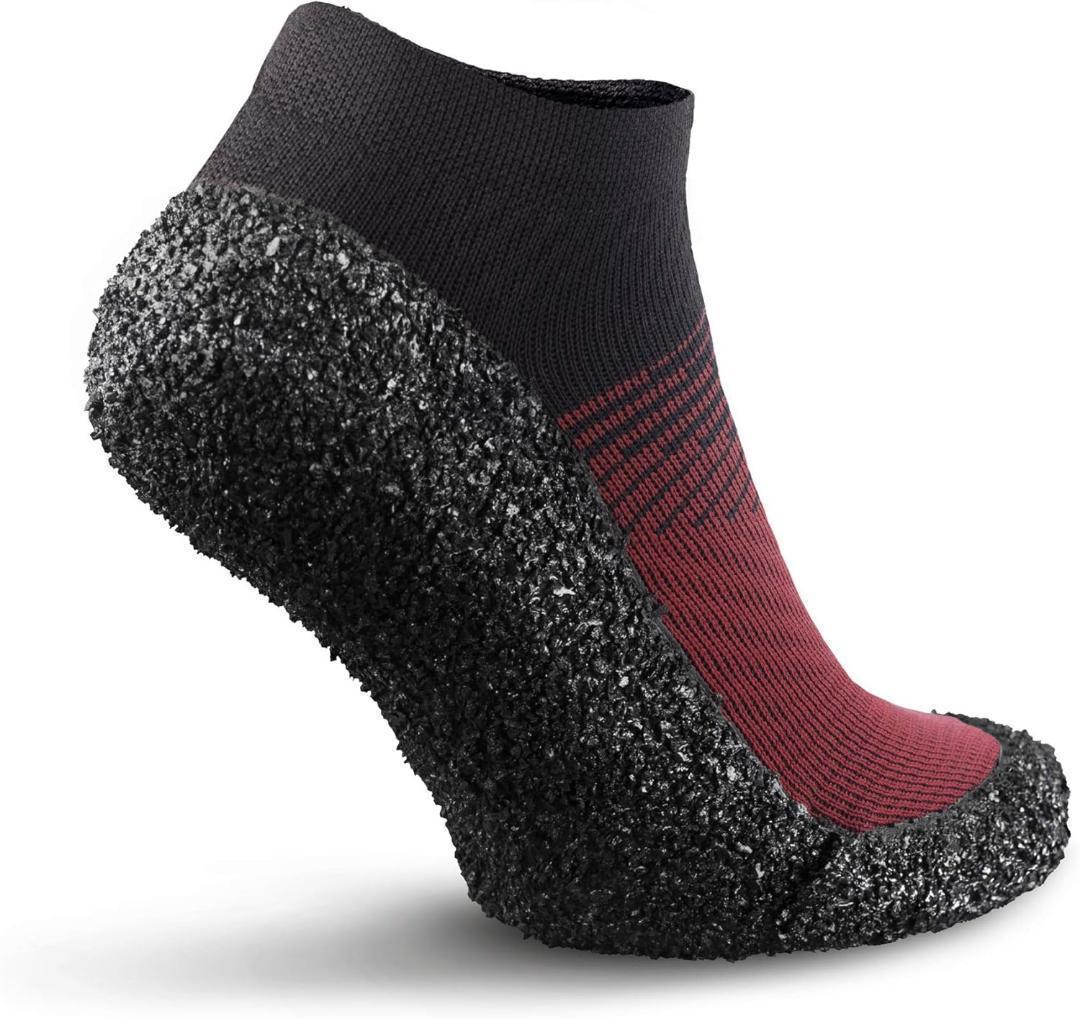 [Skinners] スキナー2.0|ミニマリスト裸足ソックス　カーマイン　27