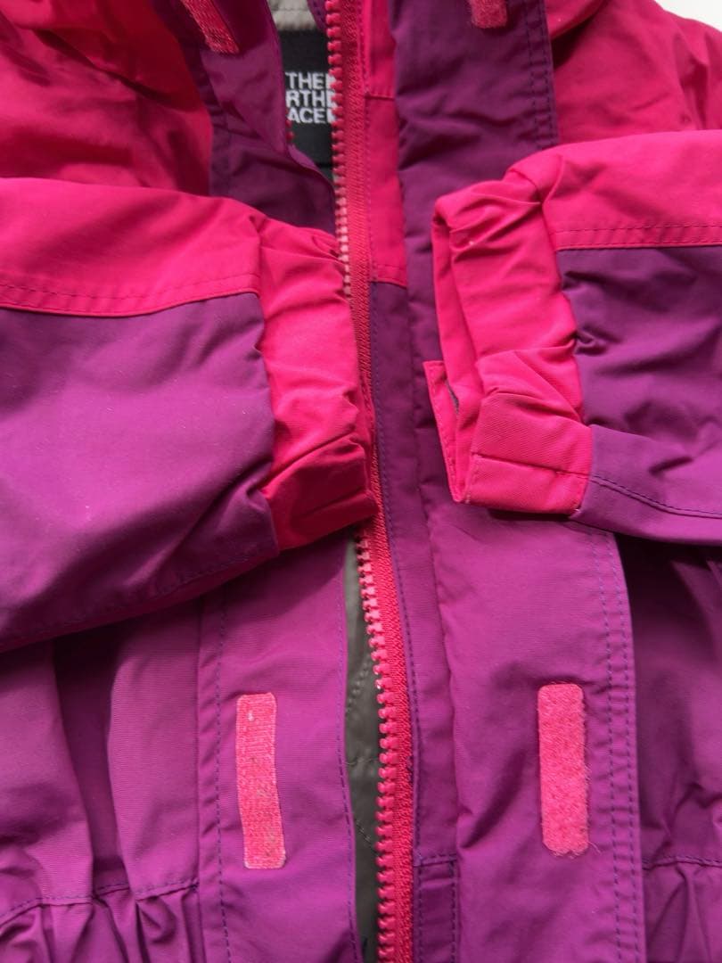 美品　THE NORTH FACE 子ども用スキーウェア ピンク　100