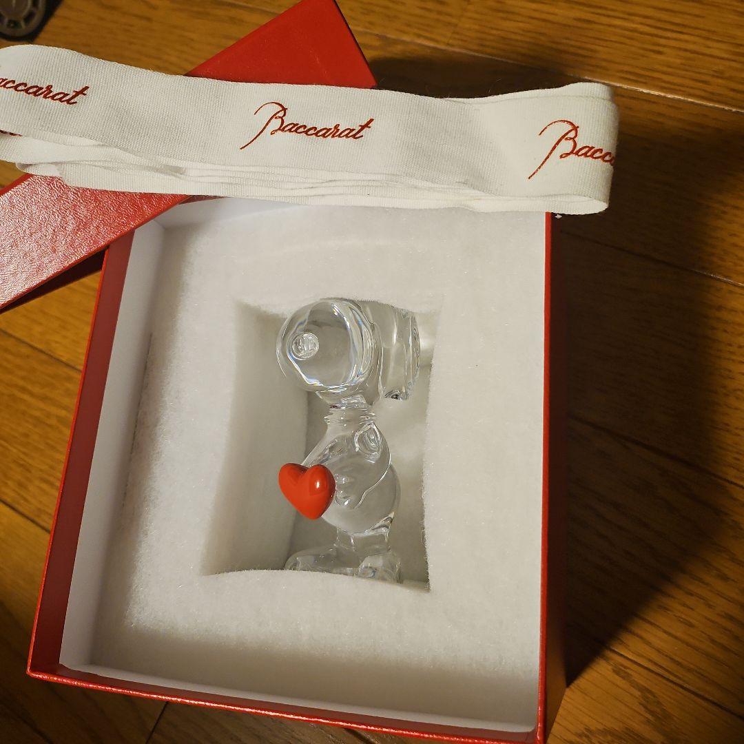 ☆バカラスヌーピーハート☆新品☆