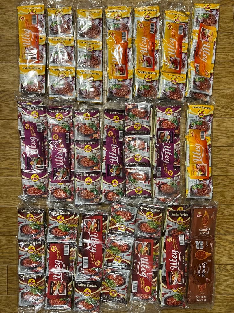 インドネシア チリ ULEG サンバル 48個（合計480袋）☆新品☆