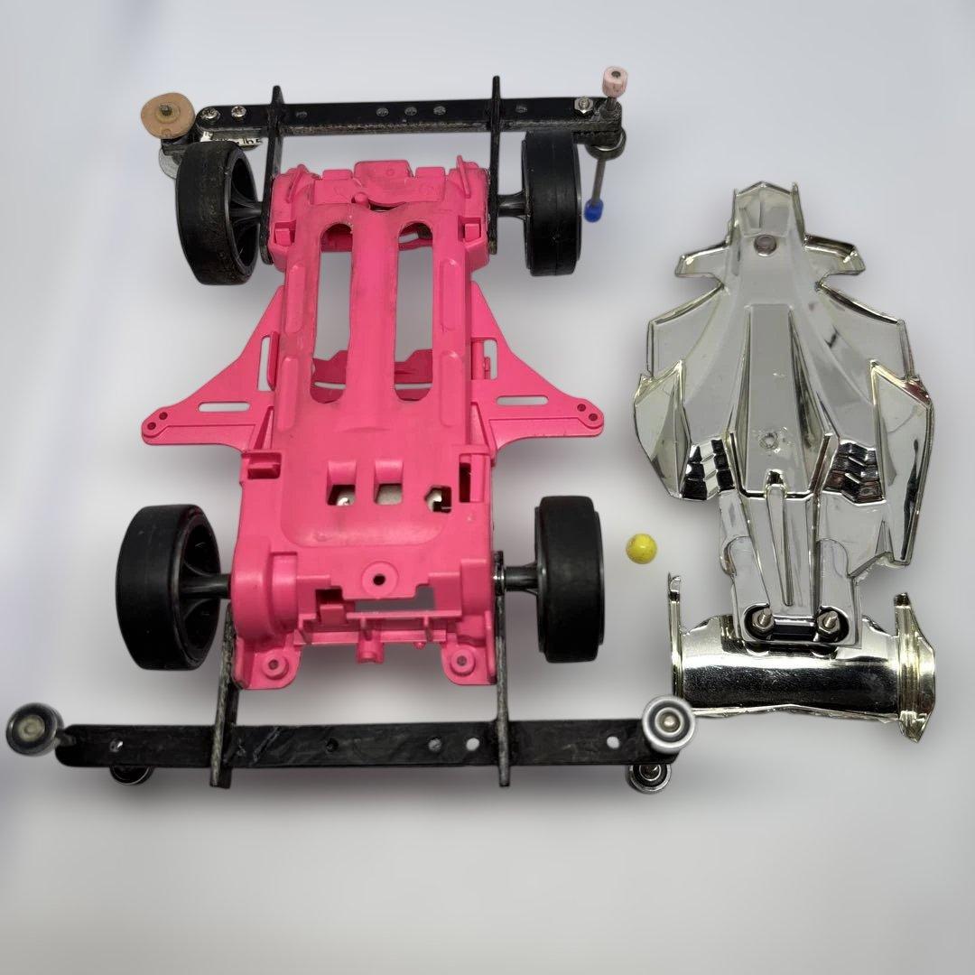 即購入可 ミニ四駆 VSシャーシ 井桁 フラットマシン 完成済