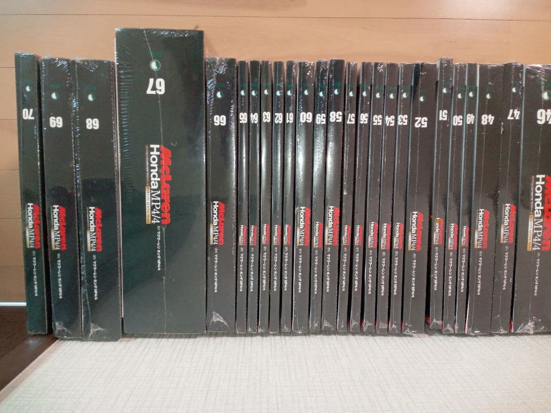 アイルトンセナ　ＭＰ4/4 ディアゴスティーニ　1〜70巻　部品未開封