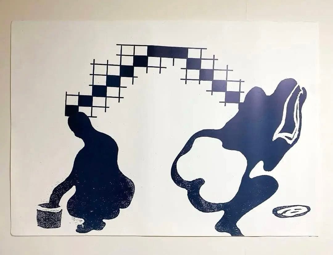 希少！おすすめ！仲條正義 2002年作『仲條のフジのヤマイ』シリーズポスター