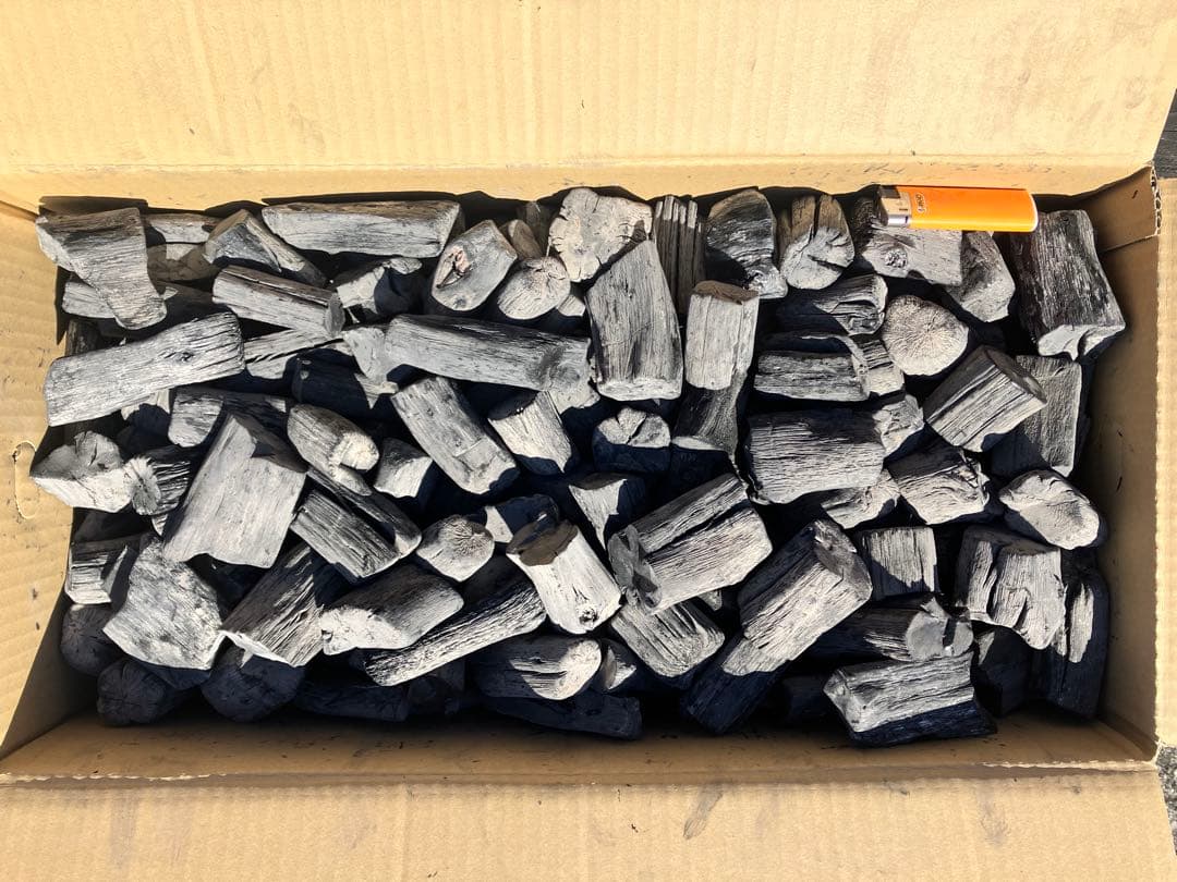 紀州備長炭 馬目並１５キロ　窯元直送品！