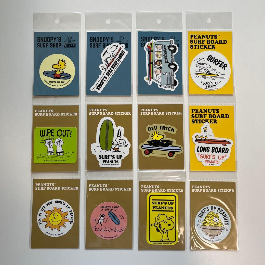 スヌーピー SNOOPY サーフショップ SURF ステッカー シール
