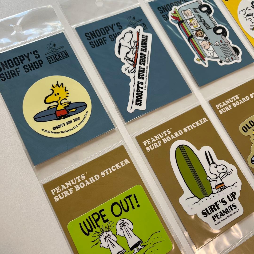 スヌーピー SNOOPY サーフショップ SURF ステッカー シール