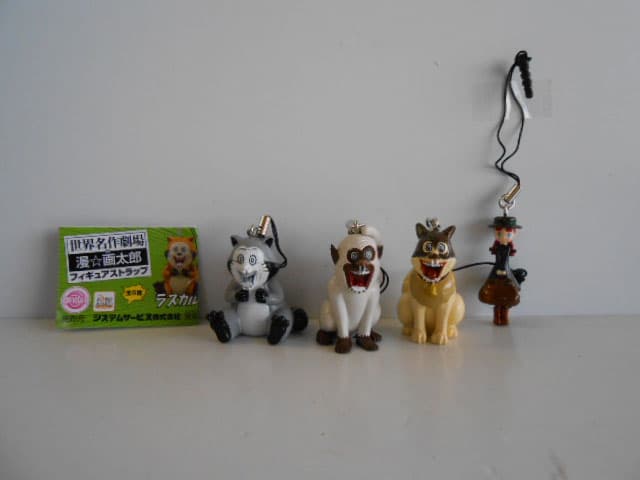 ♯Krt24BZ 世界名作劇場漫 ☆ 画太郎フィギュア ストラップ レア入 4種
