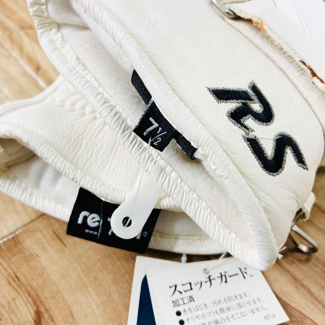 reusch ロイシュ　RS ホワイトスキーグローブ 7½
