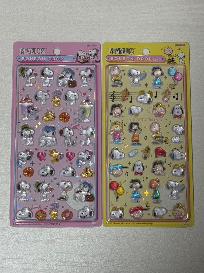 [国内正規品]スヌーピー ボンボンドロップシール 4点セット