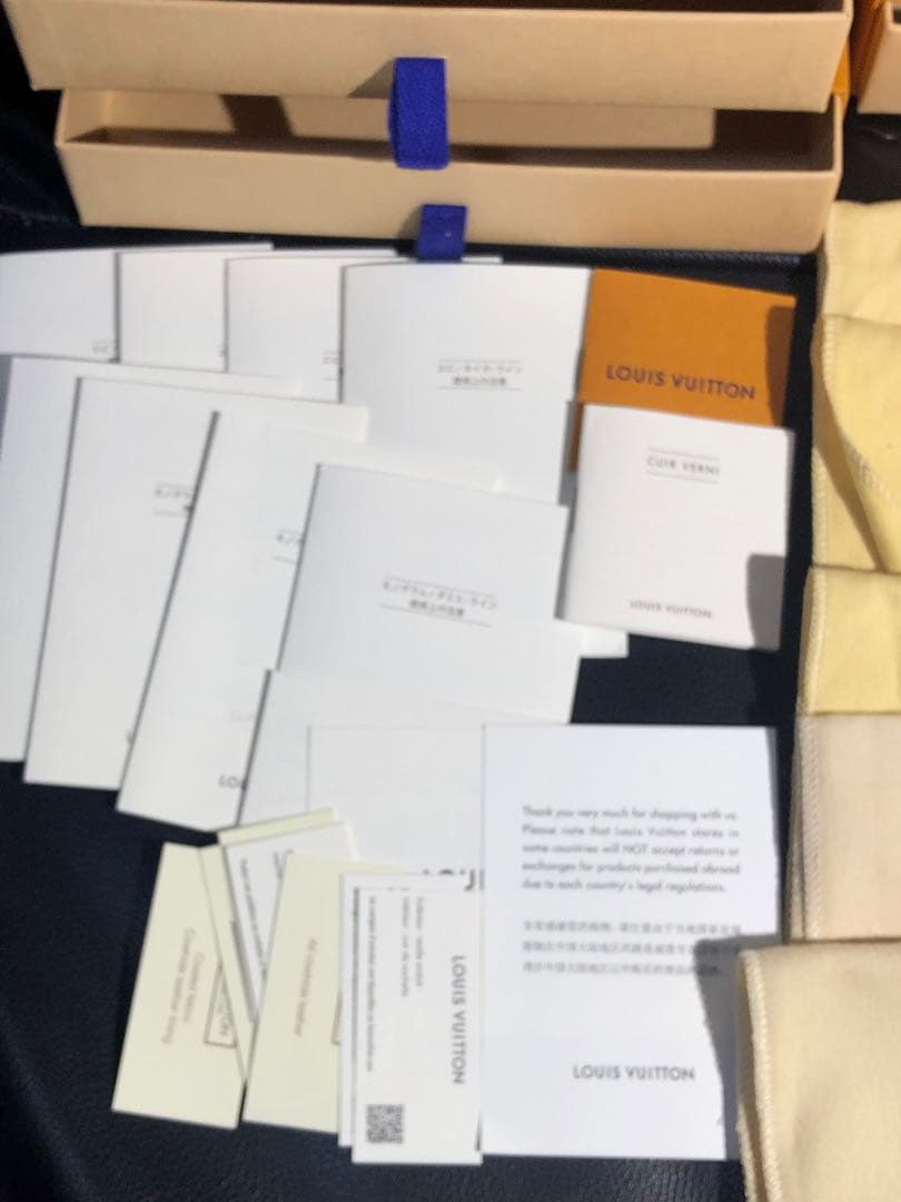 最終価格　ルイヴィトン　財布空箱47箱　保存袋　リボン　付属品　まとめ売り