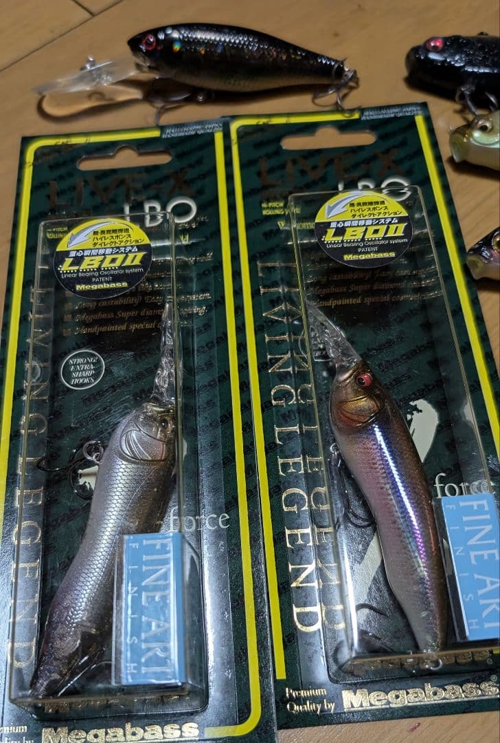 メガバス　ライブX LBO オーバーレブ　Sクランク廃盤 ディープX200T他