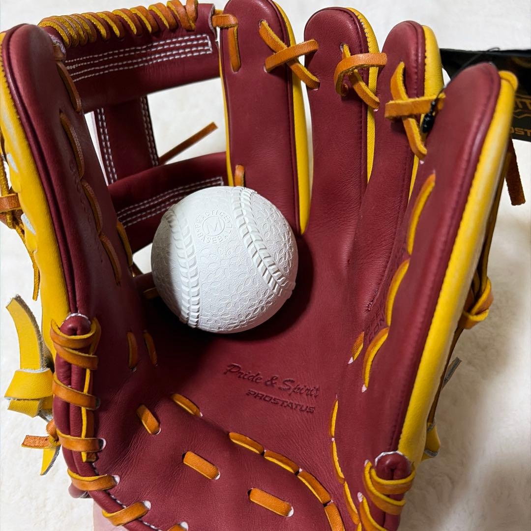 ゼット　プロステイタス軟式　内野手用　今宮モデル　湯もみ型付け済　新品
