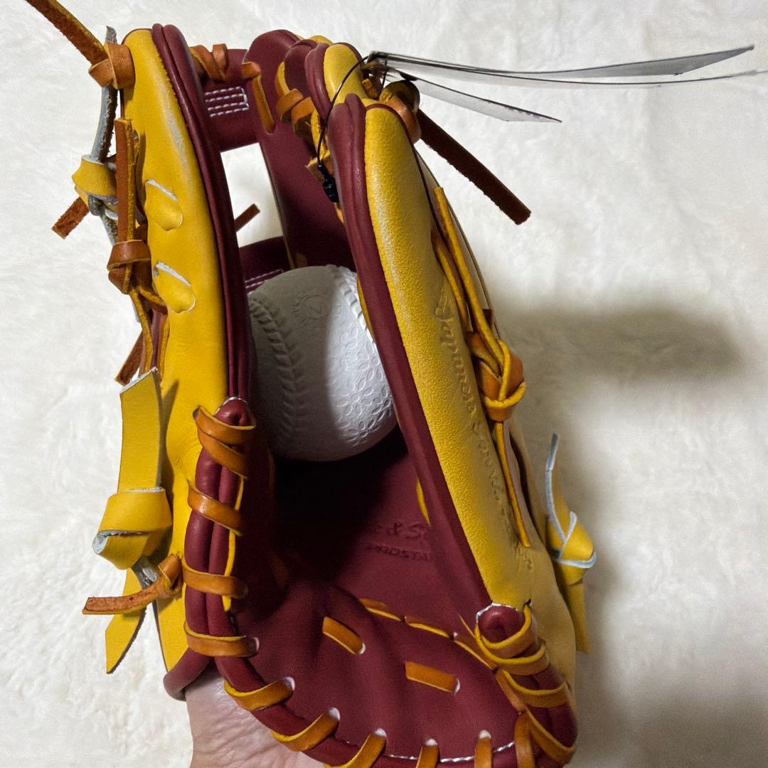 ゼット　プロステイタス軟式　内野手用　今宮モデル　湯もみ型付け済　新品