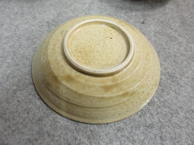 黄瀬戸絵変り小皿 5枚 [B24547]