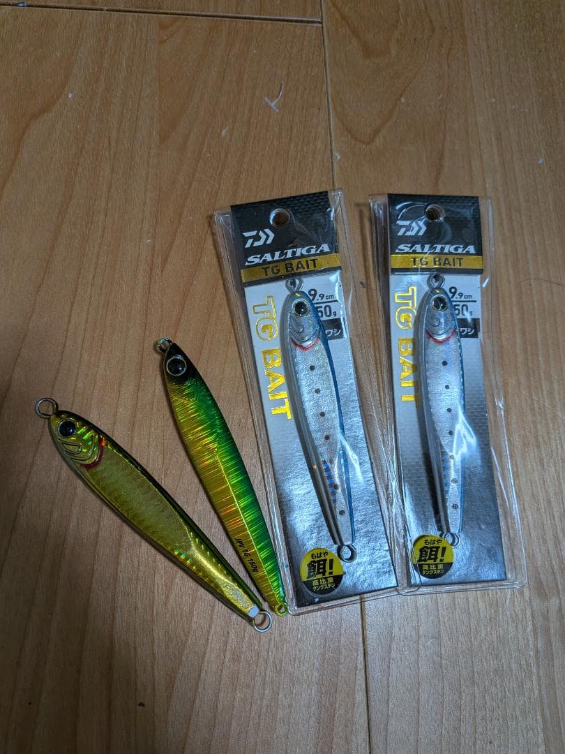 新品タングステンジグ4本セット TGベイト　ジグパラTG 150g 180g