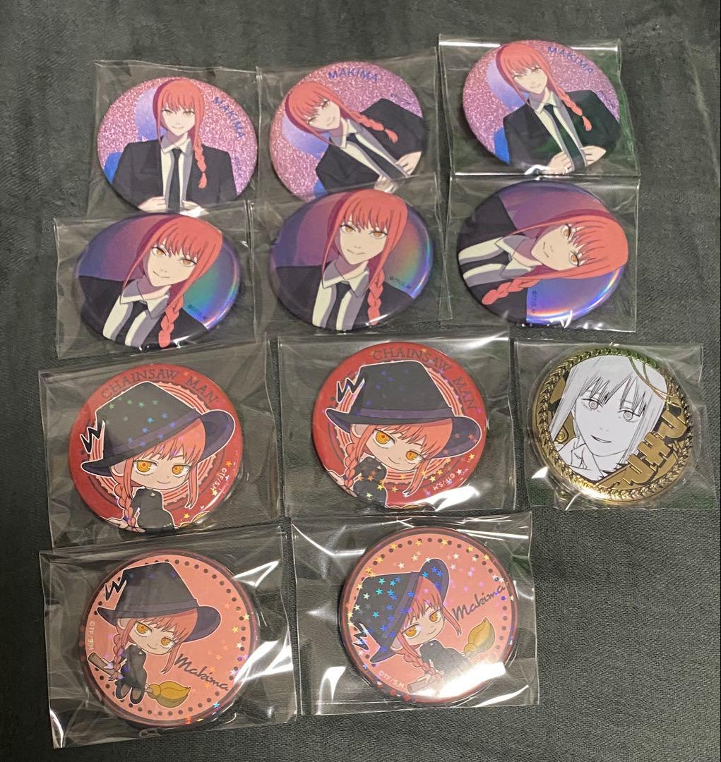 チェンソーマン　gear up Halloween ゴールデン缶バッジ　マキマ