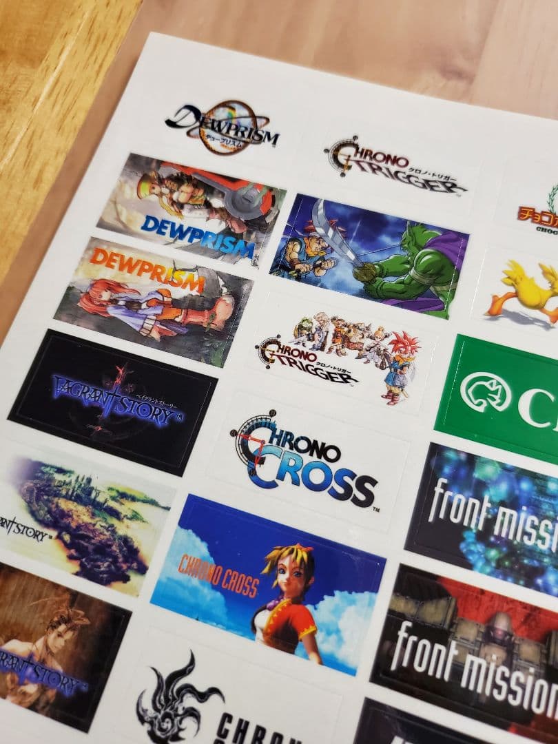 ◆スクウェア【シール◇ステッカー】クロノトリガー/ベイグラントストーリー◆