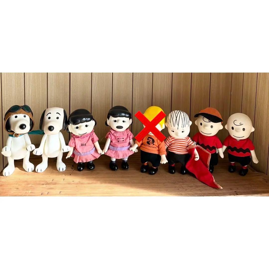 ヴィンテージ ポケットドール スヌーピー フィギュアセット 7体