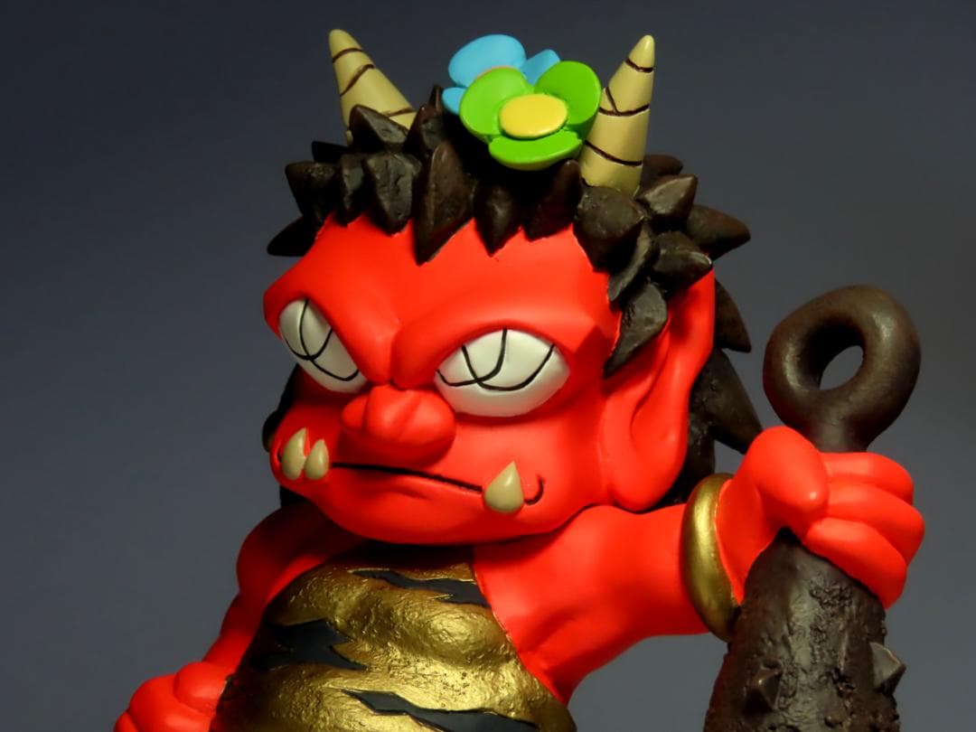 【瀧下和之】　　赤鬼　　桃太郎フィギュア