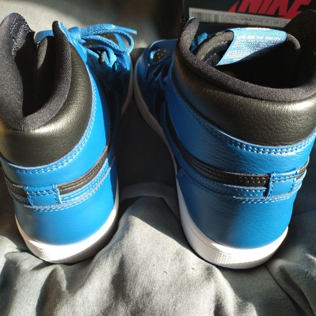 NIKE Air Jordan 1 青/黒 ハイカットダーク．ブルー浜田雅功着用