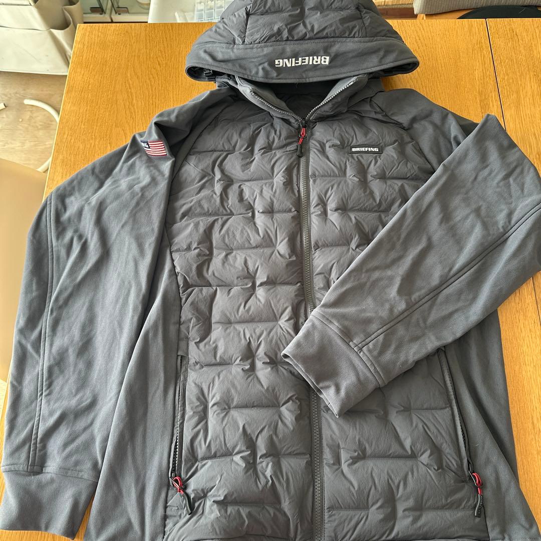 BRIEFING フード付きジャケット XL グレー