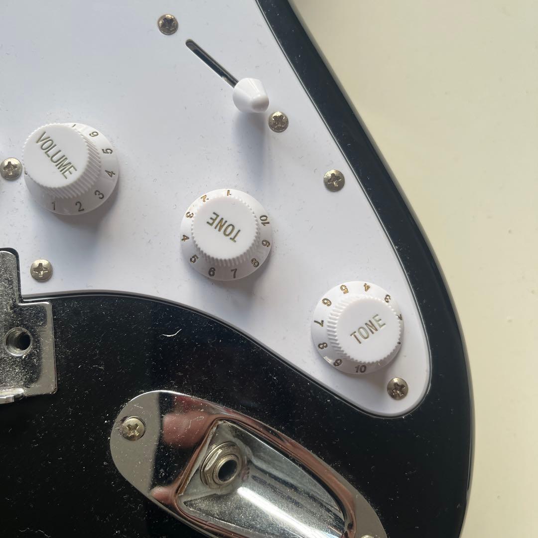 SELDER ブラック エレキギター ストラトタイプ