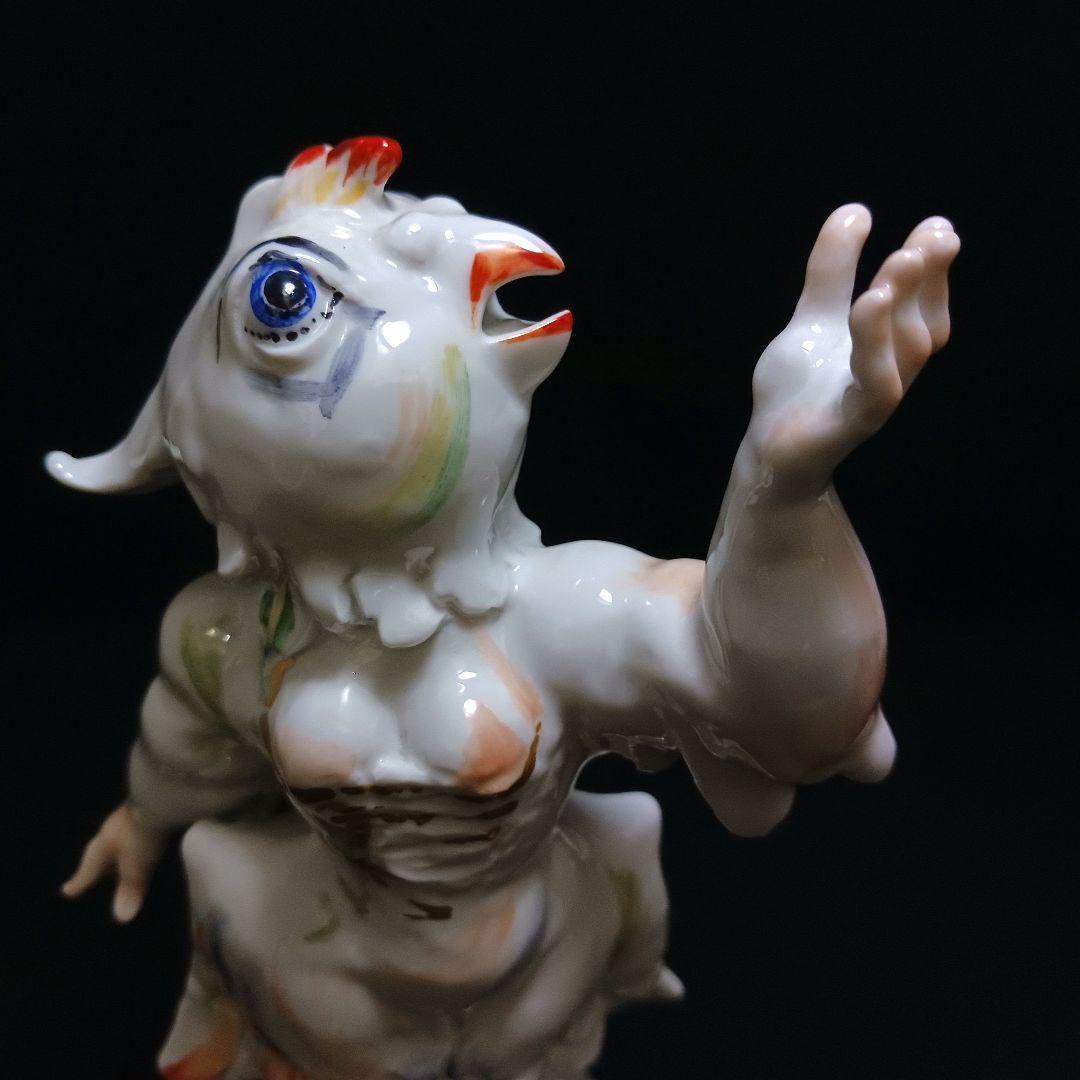 Y2830 マイセン ペーター・シュトラング作 音楽動物シリーズ 人形　ten